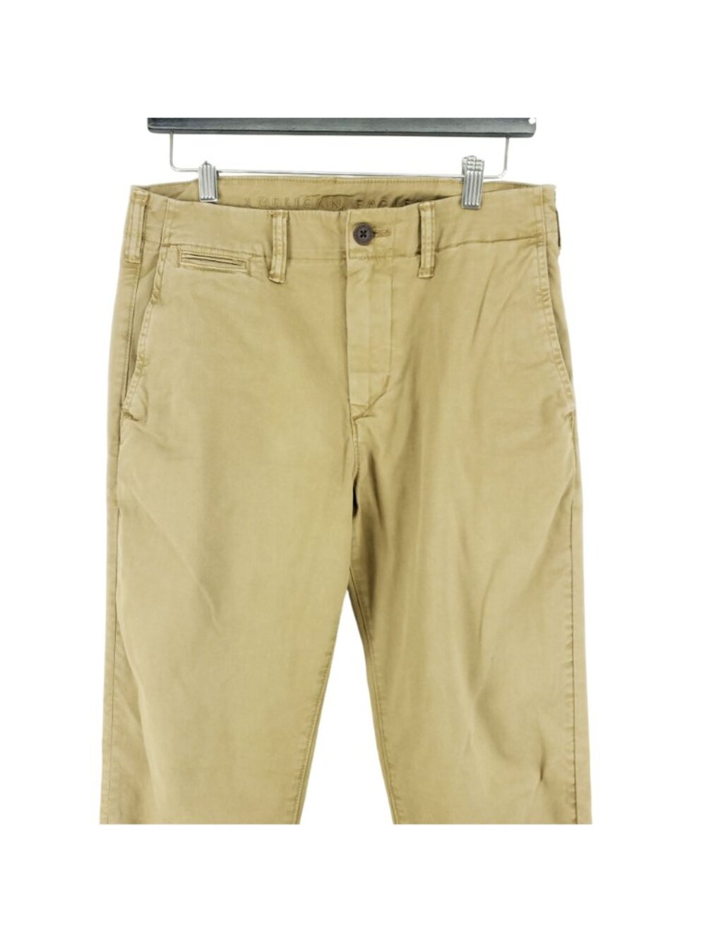 American Eagle Mens Size 29/32 Chino Slim Pants Tan Flex - Picture 5 of 11